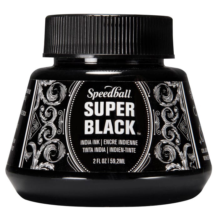 Speedball Super Black India Ink, 2 Ounces