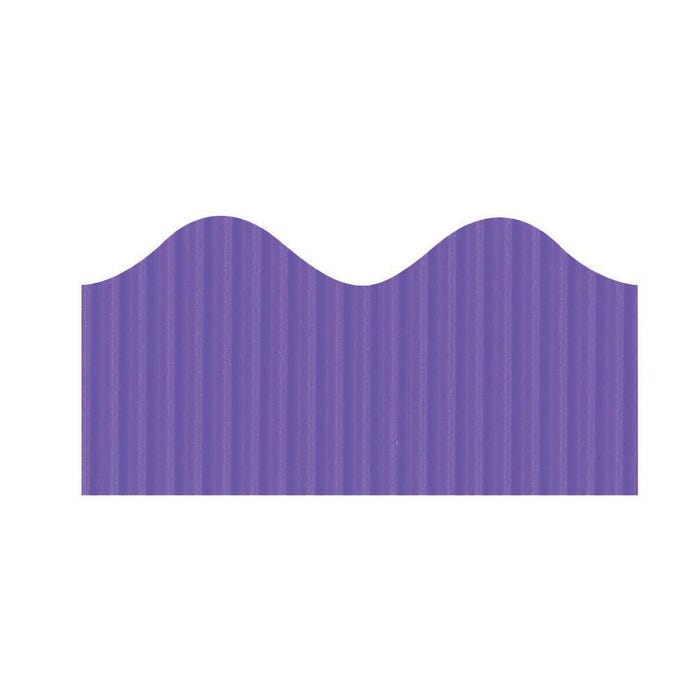Bordette Scalloped Decorative Border Roll, 2-1/4 Inches x 50 Feet, Violet