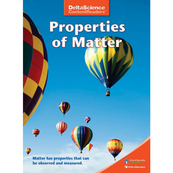 Delta Science Content Readers Properties of Matter Red Book, Pack of 8