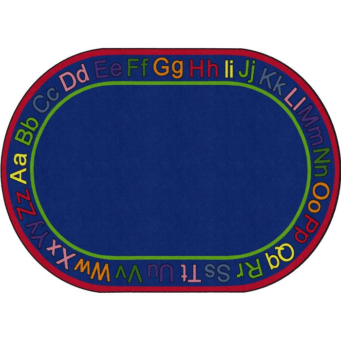 Flagship Carpets Know Your ABCs Carpet, Oval
