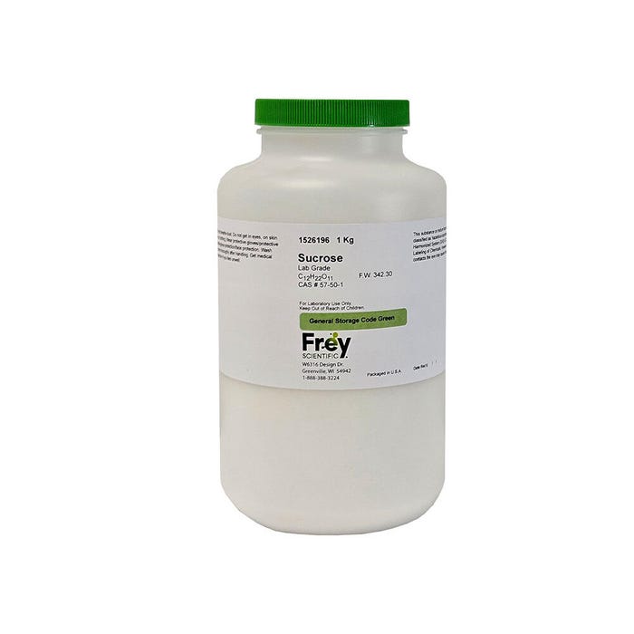 Frey Scientific Sucrose, Lab Grade, 1 Kilogram