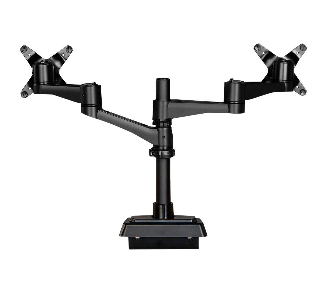 Image for VARI Dual-Monitor Arm 180 Degree, Black from School Specialty