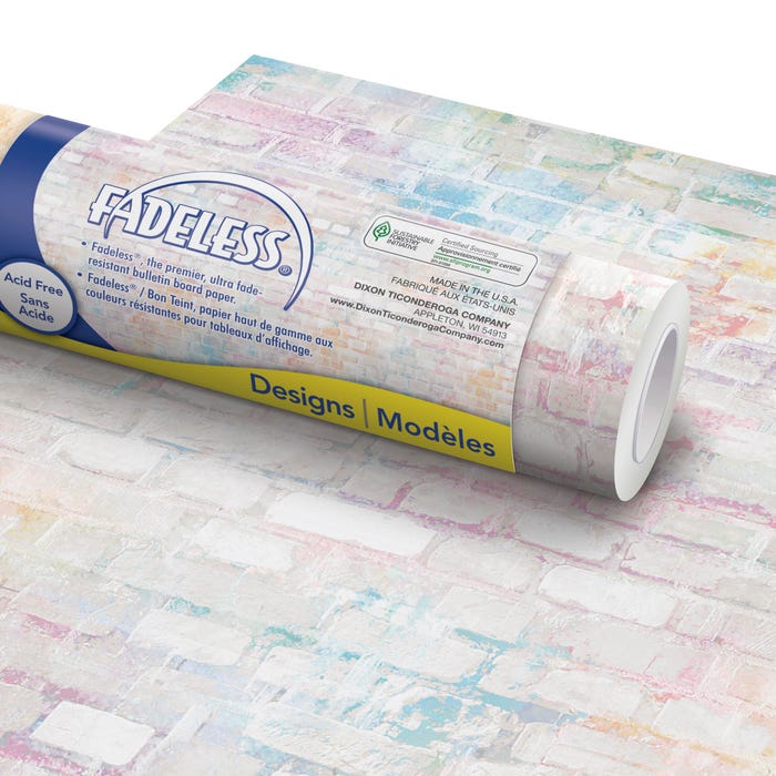 Fadeless Designs Paper Roll, Graffiti Wall, 48 Inches x 50 Feet
