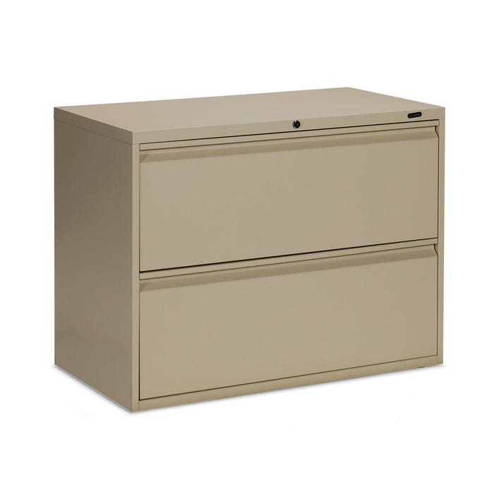 Global Industries 1900 Series 2-Drawer Lateral File Cabinet, 36 x 19-1/4 x 27-3/8 Inches