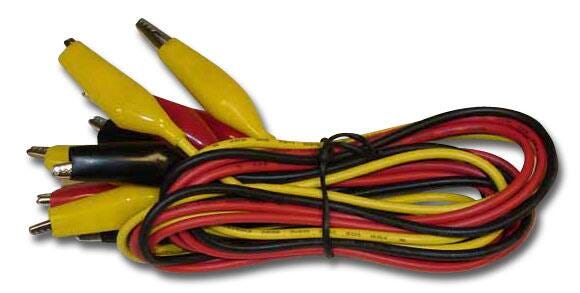 American Scientific Alligator Clip Test Leads, 18 Gauge, 18 Inches, Insulated, Set of 24, Item Number 2094016