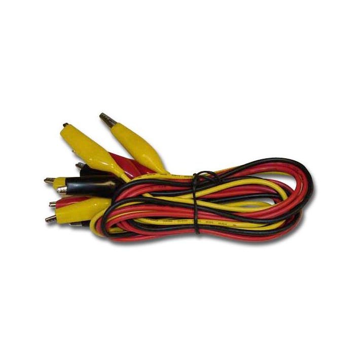 American Scientific Alligator Clip Test Leads, 18 Inches, Pack of 6