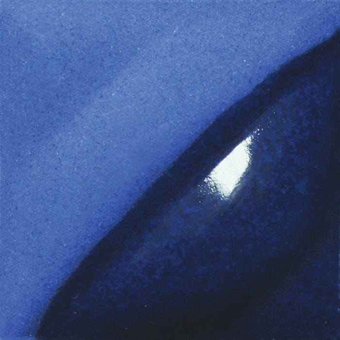 AMACO Velvet Underglaze, V-386 Electric Blue, Opaque, Pint