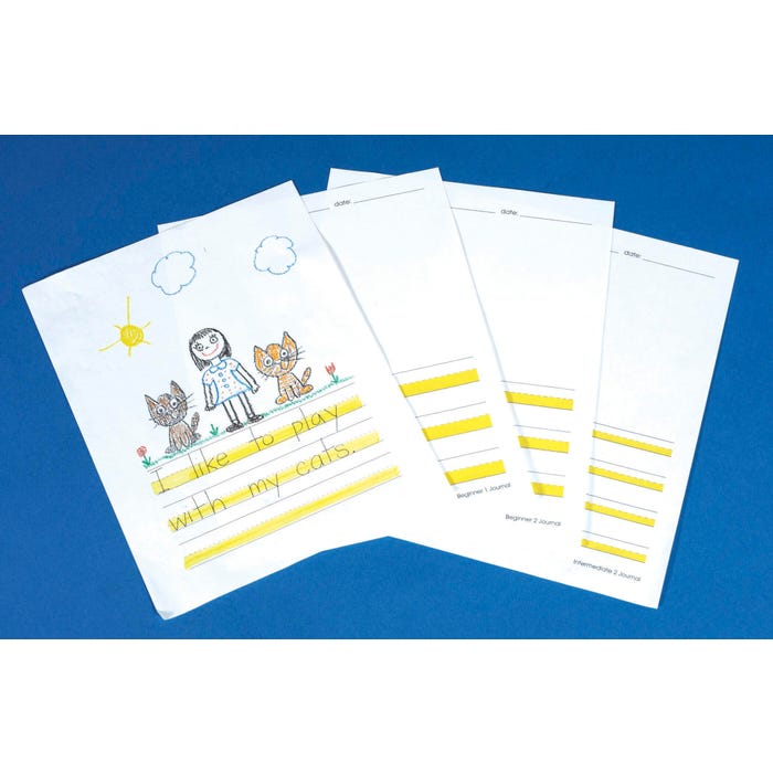 Abilitations Hi-Write Intermediate Journal Paper, Level 1, 8-1/2 x 11 Inches, 100 Sheets