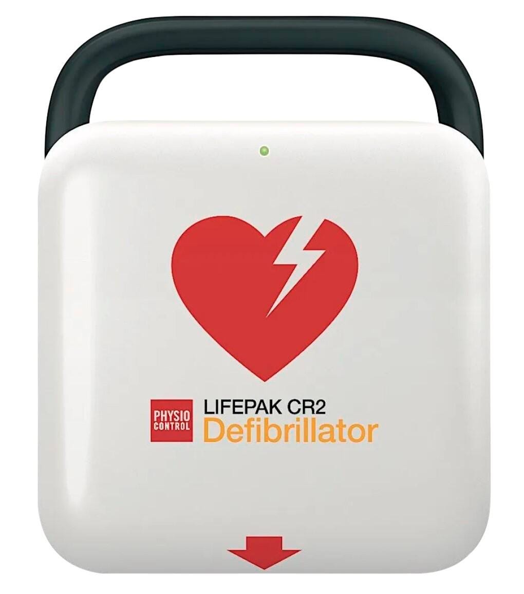 Physio-Control Lifepak Cr2 Fully-Auto Defibrillator With Handle, English and Spanish, WIFI, Item Number 2095810