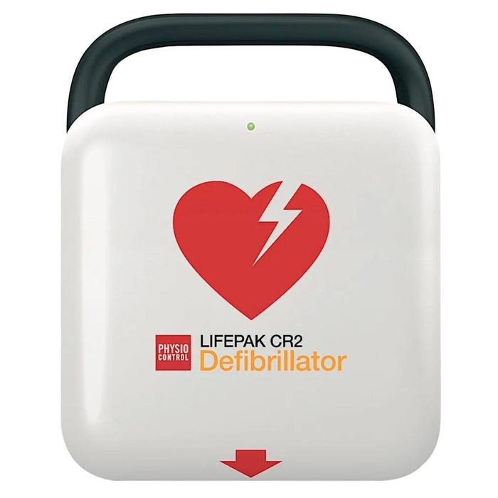 Physio-Control Lifepak Cr2 Fully-Auto Defibrillator With Handle, English and Spanish, WIFI