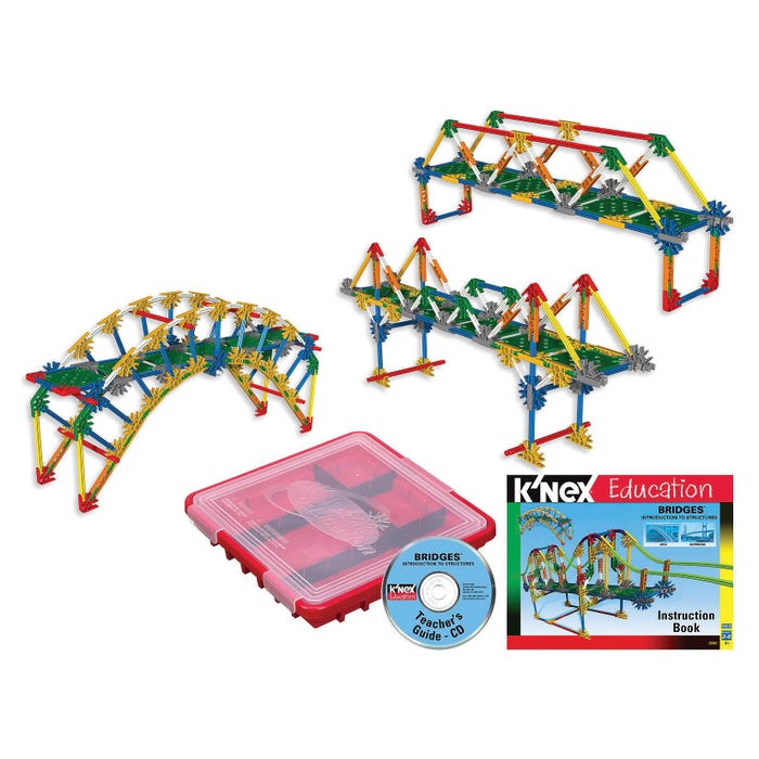 K'NEX Intro to Structures, Bridges Set of 207 Pieces