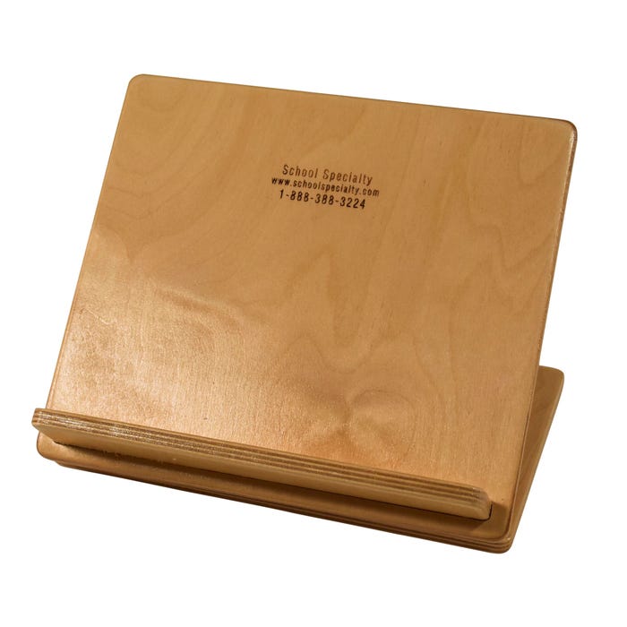 Abilitations Book Buddy Wooden Slant Board, 9 x 12 Inches