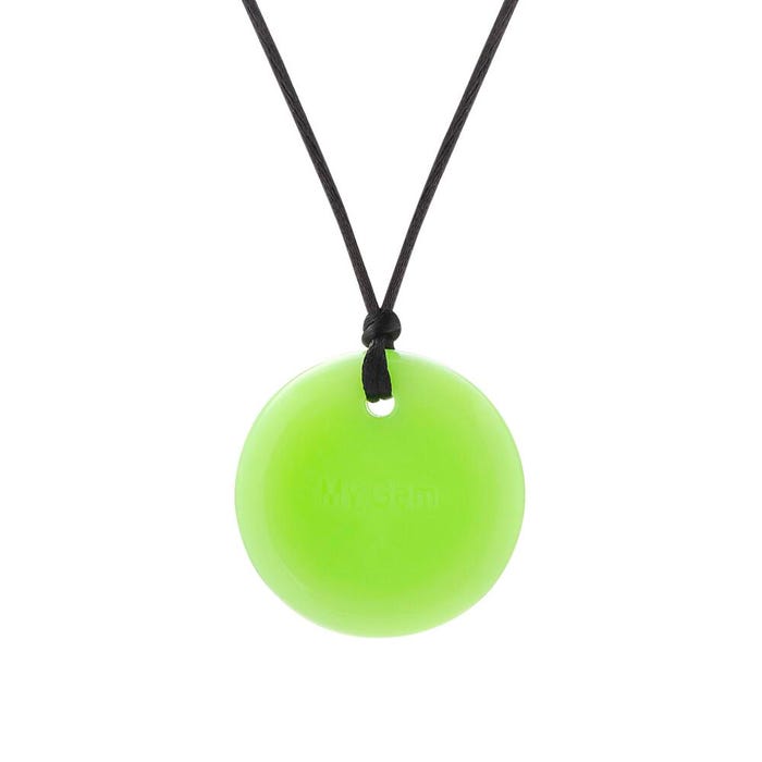 Chewigem Chewable Button Necklace, Glow
