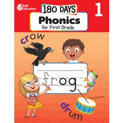 Shell Education 180 Days: Phonics for First Grade 2161288