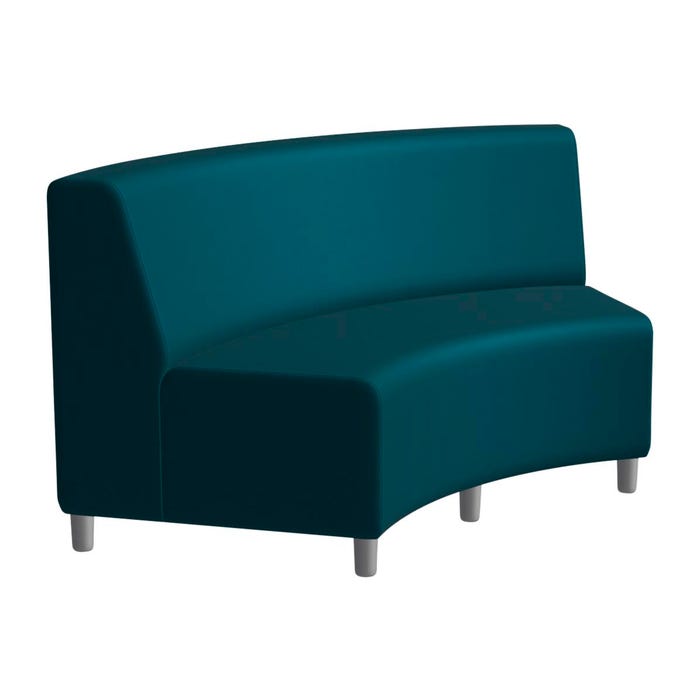 Classroom Select Soft Seating NeoLounge Armless Sofa, Inward Curve