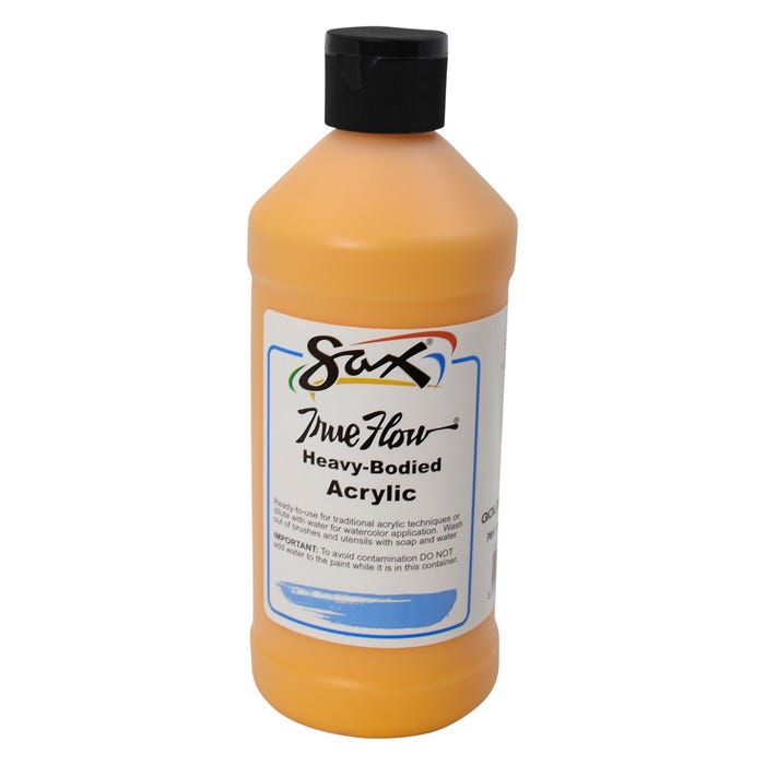 Sax Heavy Body Acrylic Paint, 1 Pint, Golden Yellow