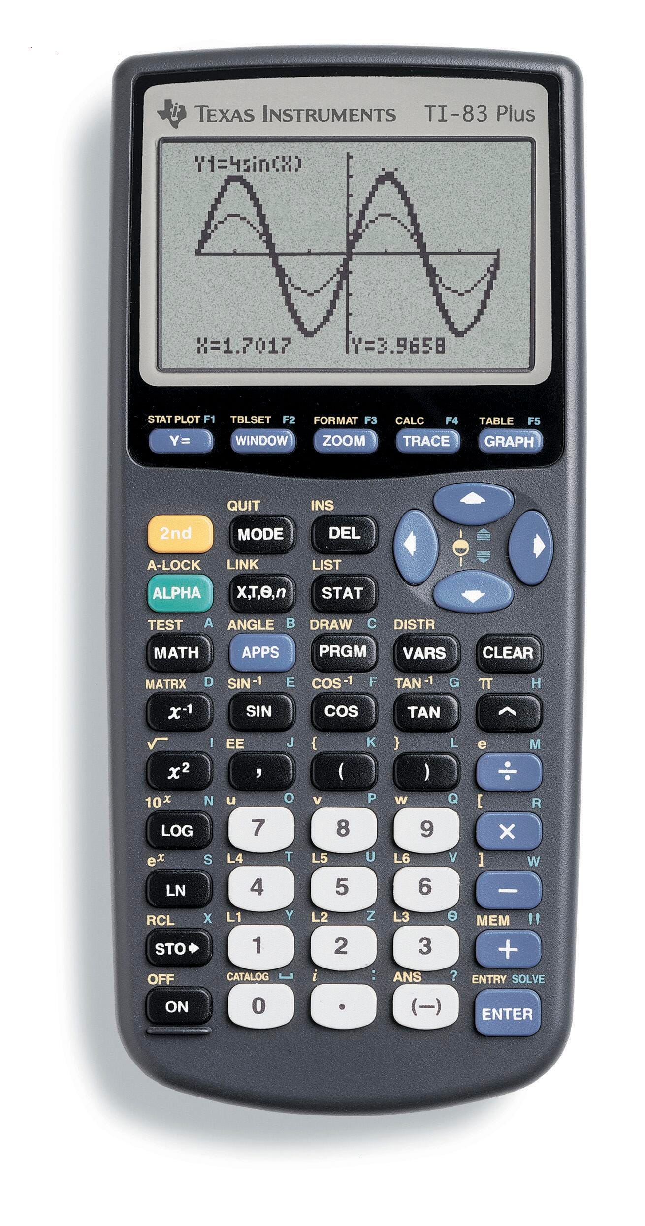 Texas Instruments TI-83 Plus Graphing Calculators, Pack of 10, Item Number 074052