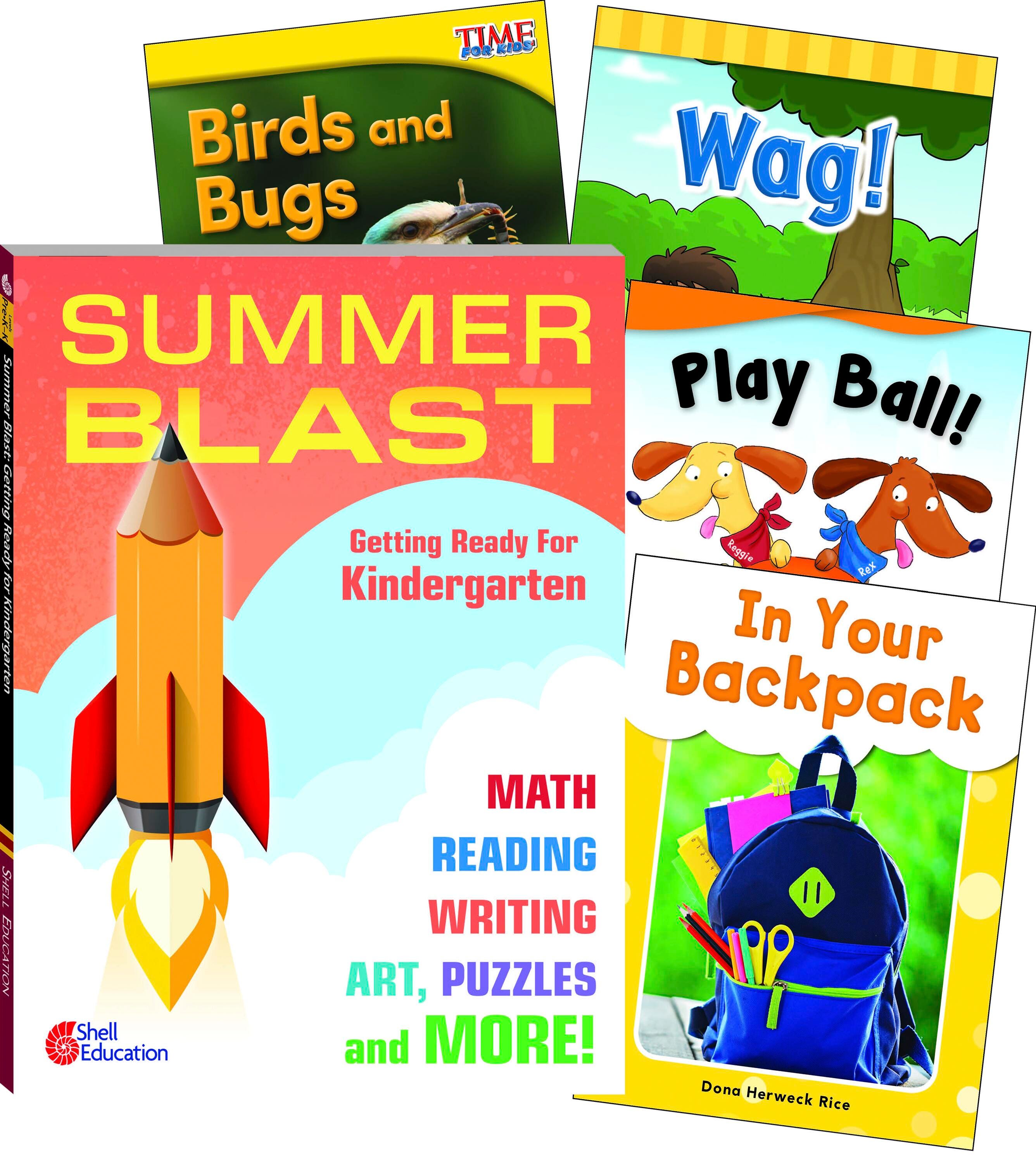 Image for Teacher Created Materials Learn-at-Home Summer Reading Bundle, Grade K, Set of 5 from School Specialty
