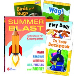 Teacher Created Materials Learn-at-Home Summer Reading Bundle, Grade K, Set of 5