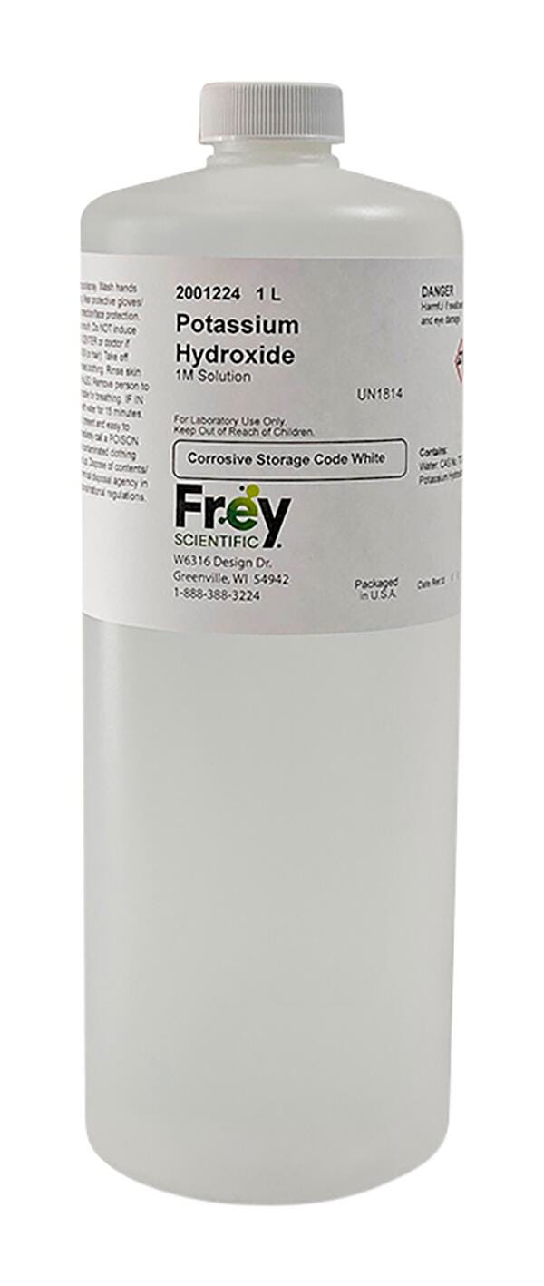 Frey Scientific Potassium Hydroxide, 1L 2001224