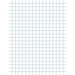 School Smart Graph Paper Pad, 8-1/2 x 11 Inches, 1/4 Inch Ruling, 50 Sheets, Pack of 12 Pads 085284
