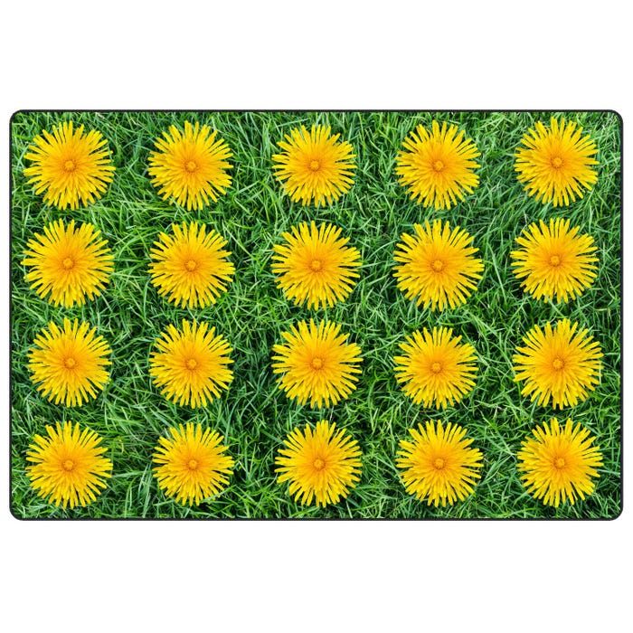 Childcraft Dandelions Seating Carpet, Rectangle