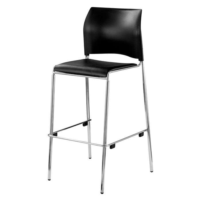 National Public Seating Cafetorium Bar Stool, 31-Inch Seat Height, Black