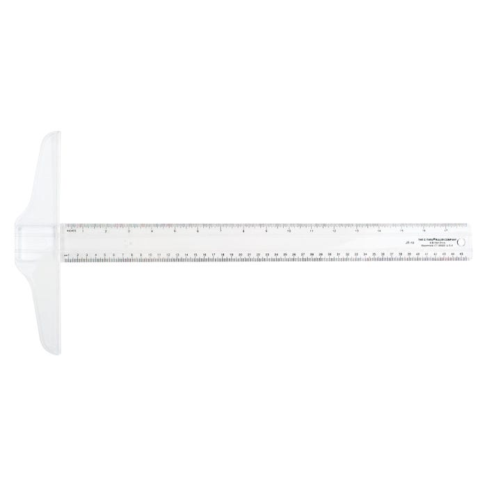Westcott Junior Plastic T-Square, 18 Inches, Clear