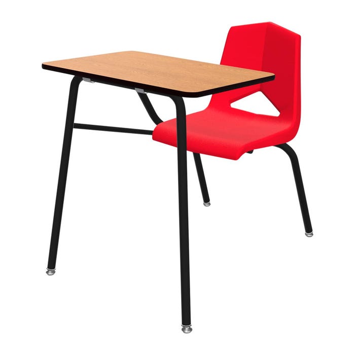 Classroom Select Royal 1400 Four Leg Combination Desk, 18-Inch Seat Height, 29-Inch Desk Height