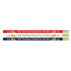 Musgrave Pencil Co. My Teacher Believes In Me Award Pencils, Pack of 12