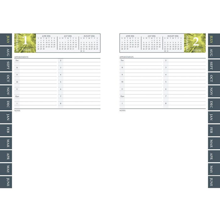 Hammond & Stephens Academic Daily Planner, July 2026 to June 2027, 5-1/2 x 8-1/2 Inches