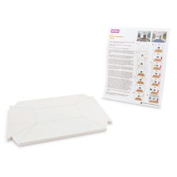 Roylco® Perfect Perspective Rooms, 11 x 13 Inch, White, Set of 36