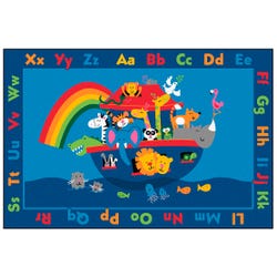 Carpets for Kids KID$Value PLUS Noah's Alphabet Animals Carpet, Rectangle 4002207