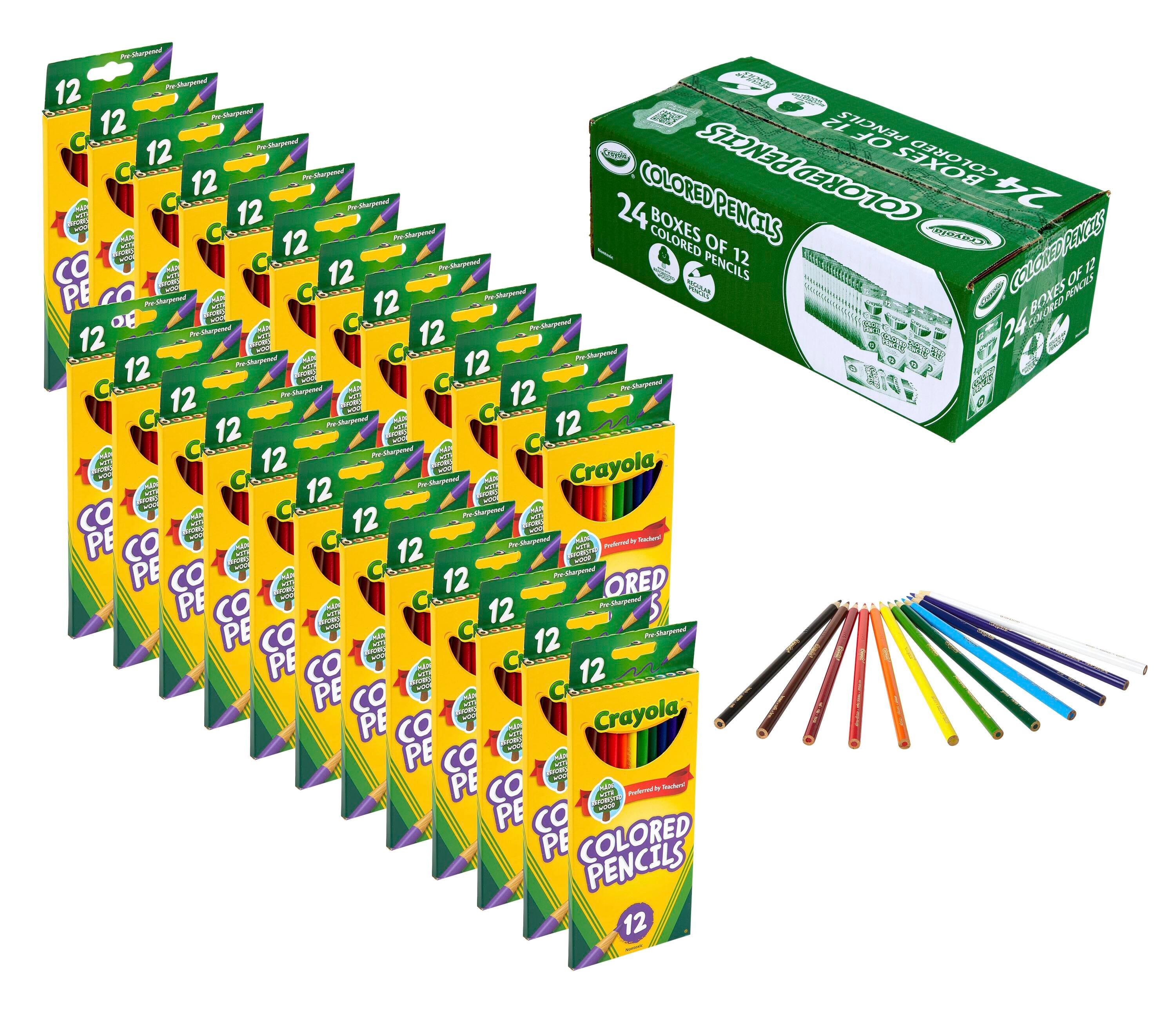 Image for Crayola Colored Pencil Classpack, 24 Boxes from School Specialty