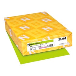 Exact Color Copy Paper, 8-1/2 x 11 Inches, 20 lb, Bright Green, 500 Sheets 087296