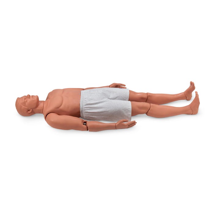 Simulaids® Rescue Randy Combat Challenge 145-lb. Weighted Adult Manikin - 55 in. L x 27 in. W x 13 in. D - Light