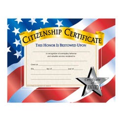 Award Certificates, Item Number 357053