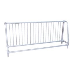 Ultra Site Portable Single-Sided Traditional Bicycle Rack, 10 ft L, Steel, Galvanized, Item Number 1364679