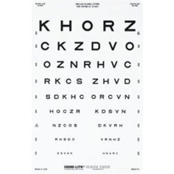 Good Lite Acuity LD10 Snellen/Sloan Letter Chart, Item Number 1137757
