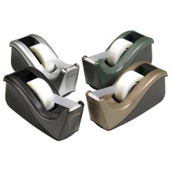 Scotch C-60 Tape Dispenser with 1 Inch Core, 3/4 Inch x 36 Yards Tape, Silver 078591