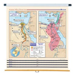 Nystrom Complete World History Maps with Spring Roller, Item Number 1398486