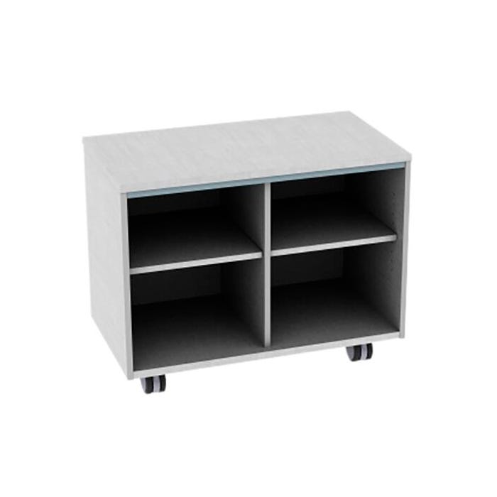 Fleetwood Designer 2.0 Cabinet,Four Cubbies, No Door, Magnetic Pegboard Back