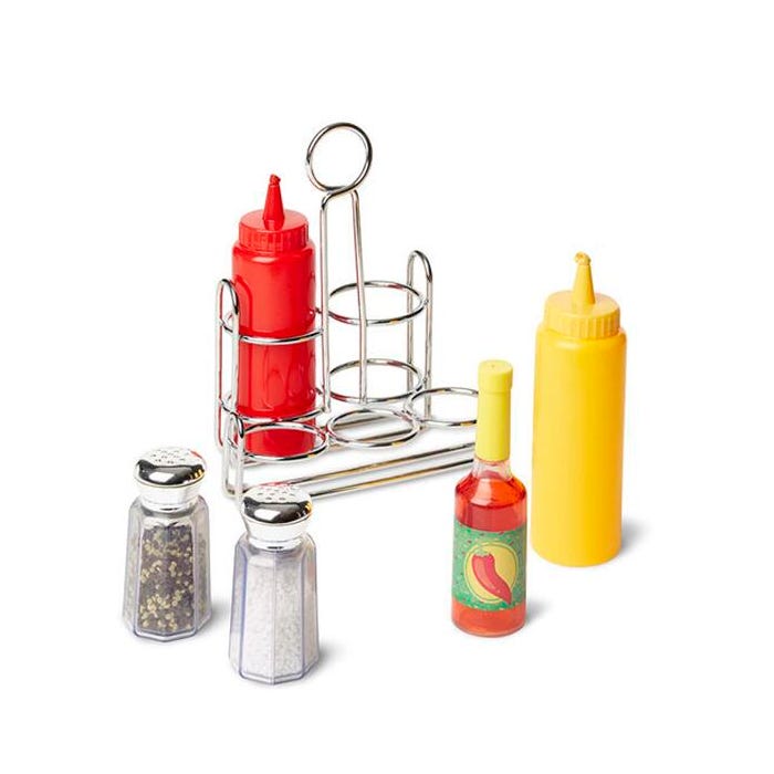 Melissa & Doug Let's Play House Condiments Set, 6 Pieces