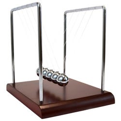 EISCO Newton's Cradle with Red Wood Base, Item Number 2010864