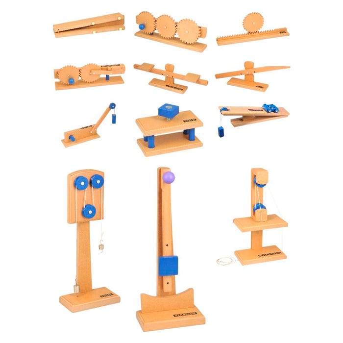Eisco Labs Simple Machines Set, 12 Apparatus Pieces