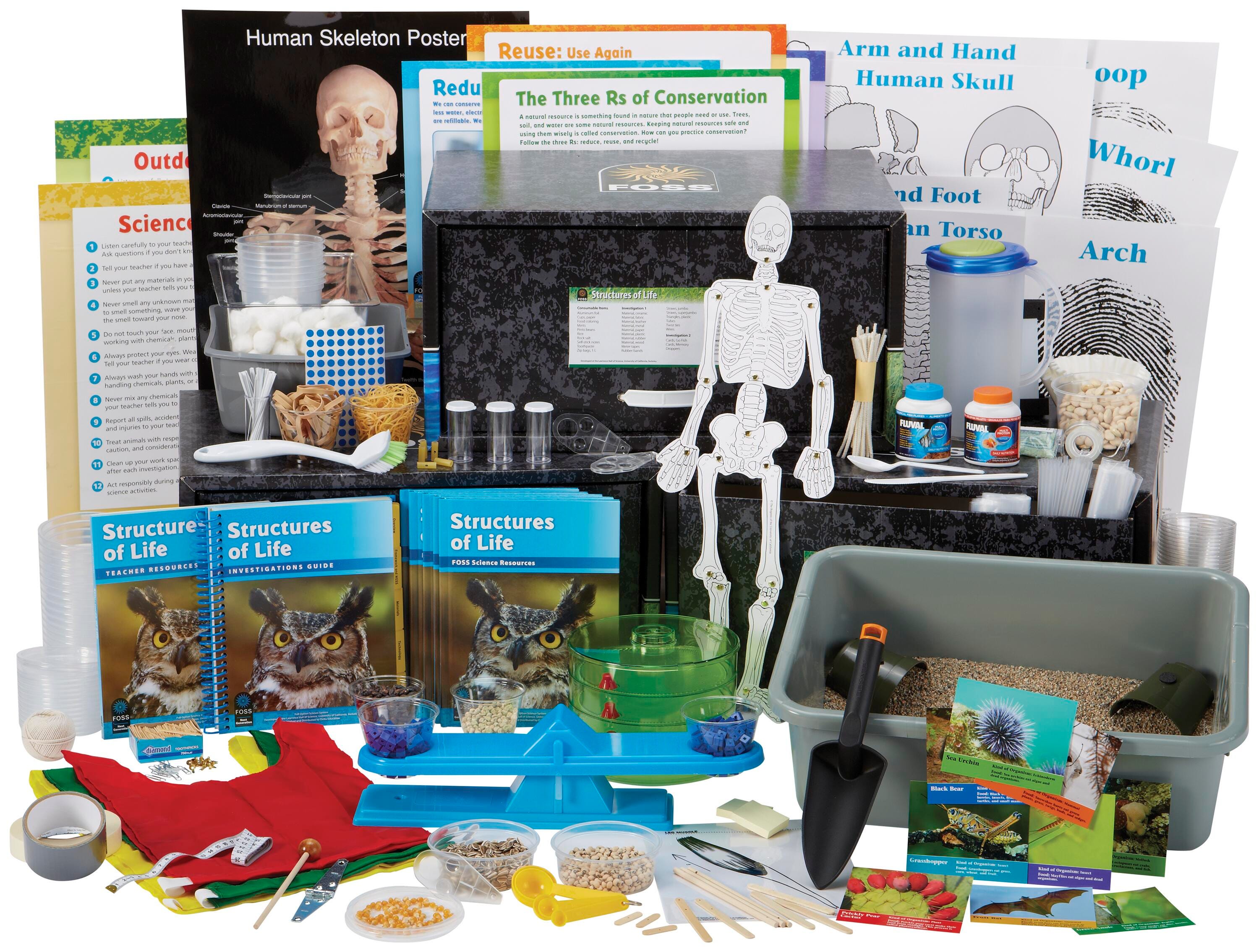 FOSS Next Generation Structures of Life, Complete Module, Print Edition, with 32 Seats Digital Access, Item Number 1487658