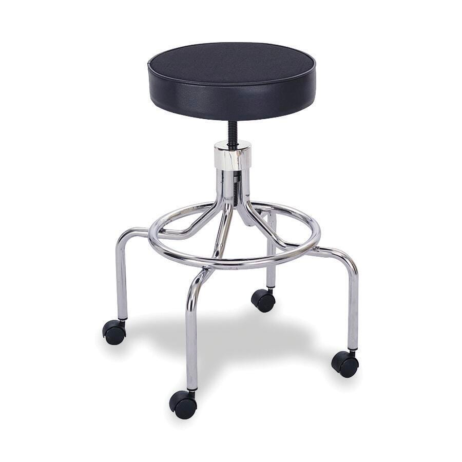 Safco High Base Exam Room Stool with Caster, 25 - 33 in Seat, Item Number 1134729