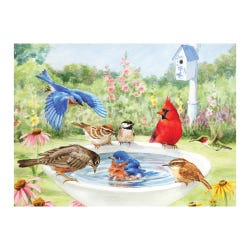 Relish Bathing Birds Puzzle, 35 Pieces