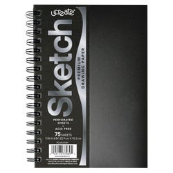 UCreate Poly Cover Sketch Book, Heavyweight, 9 x 6 Inches, 75 Sheets, Item Number 2088685