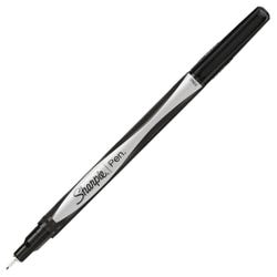 Sharpie Pens, Fine Tip, Black Ink, Pack of 12 1451963